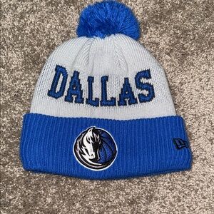 New Era Dallas Mavericks Blue and Gray Beanie